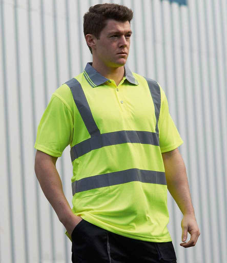 High-visibility polo